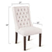 Chloe Contemporary Wing Dining Chair - World Interiors