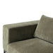 Harmony Modern Sofa in Olive Chenille Fabric - World Interiors