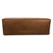 Plano Armless Sofa in Charme Mocha Leather - World Interiors