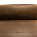 Plano Armless Sofa in Charme Mocha Leather - World Interiors