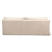 Genova Casual Modern Sofa in Oat Chenille Fabric - World Interiors