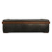 Harlow Modern Sofa in Charme Black Leather - World Interiors