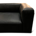 Harlow Modern Sofa in Charme Black Leather - World Interiors