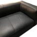 Harlow Modern Sofa in Charme Black Leather - World Interiors