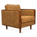 Victoria Arm Chair in Outback Tan Leather - World Interiors