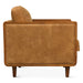 Victoria Arm Chair in Outback Tan Leather - World Interiors