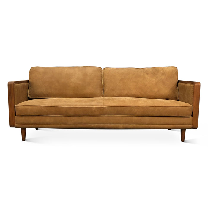 Victoria Sofa in Outback Tan Leather - World Interiors