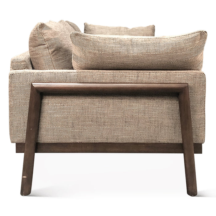 Newark Sofa in Burlington Stripe Fabric - World Interiors