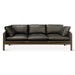 Newark Sofa in Charme Black Leather - World Interiors