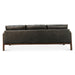 Newark Sofa in Charme Black Leather - World Interiors