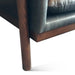 Newark Sofa in Charme Black Leather - World Interiors