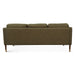 Raleigh Mid-Century Modern Sofa in Green Chenille Fabric - World Interiors