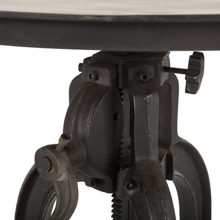Artezia Industrial Adjustable Side Table - World Interiors