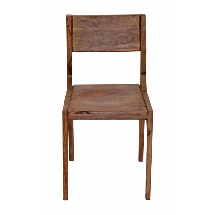 Acres 5 - Piece Rustic Dining Set (4 Chairs + 46" Table) - World Interiors
