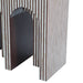Alexandria Arched Console Table with Bone Inlay Stripes - World Interiors