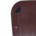 Alexandria Mirror Frame in Brown and White Striped Pattern - World Interiors