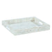 Alexandria Rectangular Tray in Cream - World Interiors