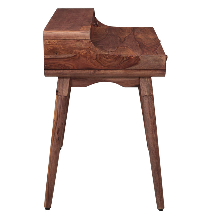 Arrey Office Desk 45" in Natural Sheesham - World Interiors
