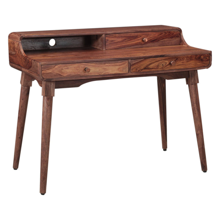 Arrey Office Desk 45" in Natural Sheesham - World Interiors