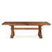 Aspen Birch Wood 100-144" Extension Table in Earth Finish - World Interiors