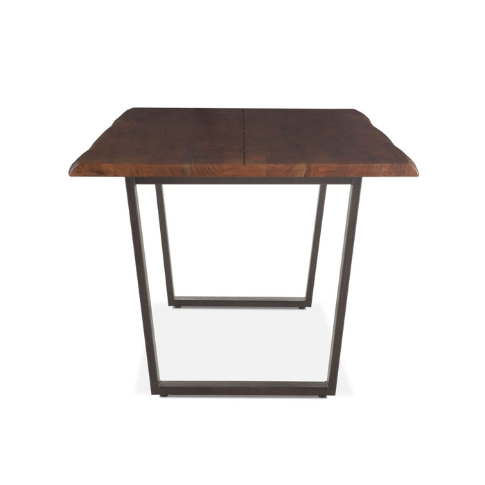 Belfrie 6 - Piece Live Edge Dining Set (72" Table + 4 Chairs + Bench) - World Interiors