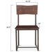 Belfrie 6 - Piece Live Edge Dining Set (72" Table + 4 Chairs + Bench) - World Interiors