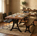 Blayne 72" Rustic Farmhouse Live - Edge Dining Table - World Interiors