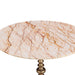 Bordeaux 36" Retro Marble Bistro Table - World Interiors