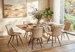 Stockholm 78" Weathered Acacia Wood Dining Table - World Interiors