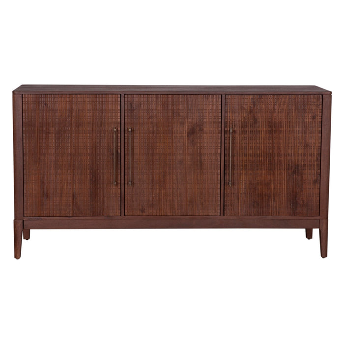 Calabasas 64" Modern Sideboard in Toffee Nut - World Interiors