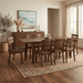 Calabasas 72-95" Extension Dining Table in Toffee Nut - World Interiors