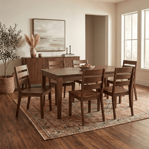 Calabasas 72-95" Extension Dining Table in Toffee Nut - World Interiors