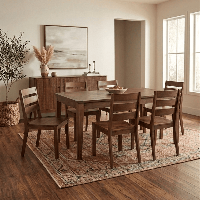 Calabasas 72-95" Extension Dining Table in Toffee Nut - World Interiors