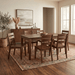 Calabasas 72-95" Extension Dining Table in Toffee Nut - World Interiors