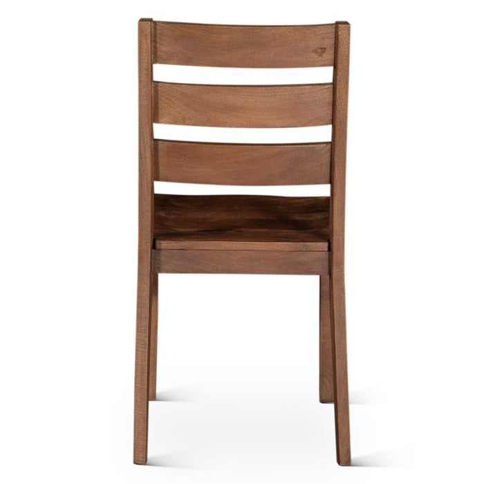 Calabasas Ladder Back Dining Chair in Toffee Nut - World Interiors