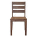 Calabasas Ladder Back Dining Chair in Toffee Nut - World Interiors