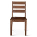 Calabasas Ladder Back Dining Chair in Toffee Nut - World Interiors