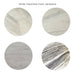 Caldera White Travertine Side Table with Light Oak Base - World Interiors