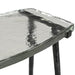 Calloway 17" Rustic Side Table with Glass Top - World Interiors