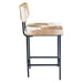 Charleston 18" Counter Chair in Brown Hair on Hide - World Interiors