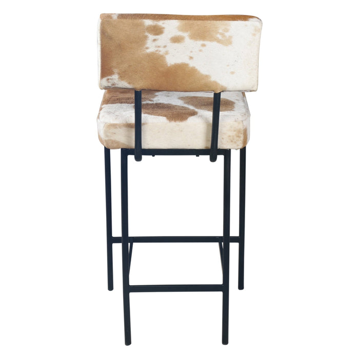 Charleston 18" Counter Chair in Brown Hair on Hide - World Interiors