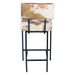 Charleston 18" Counter Chair in Brown Hair on Hide - World Interiors