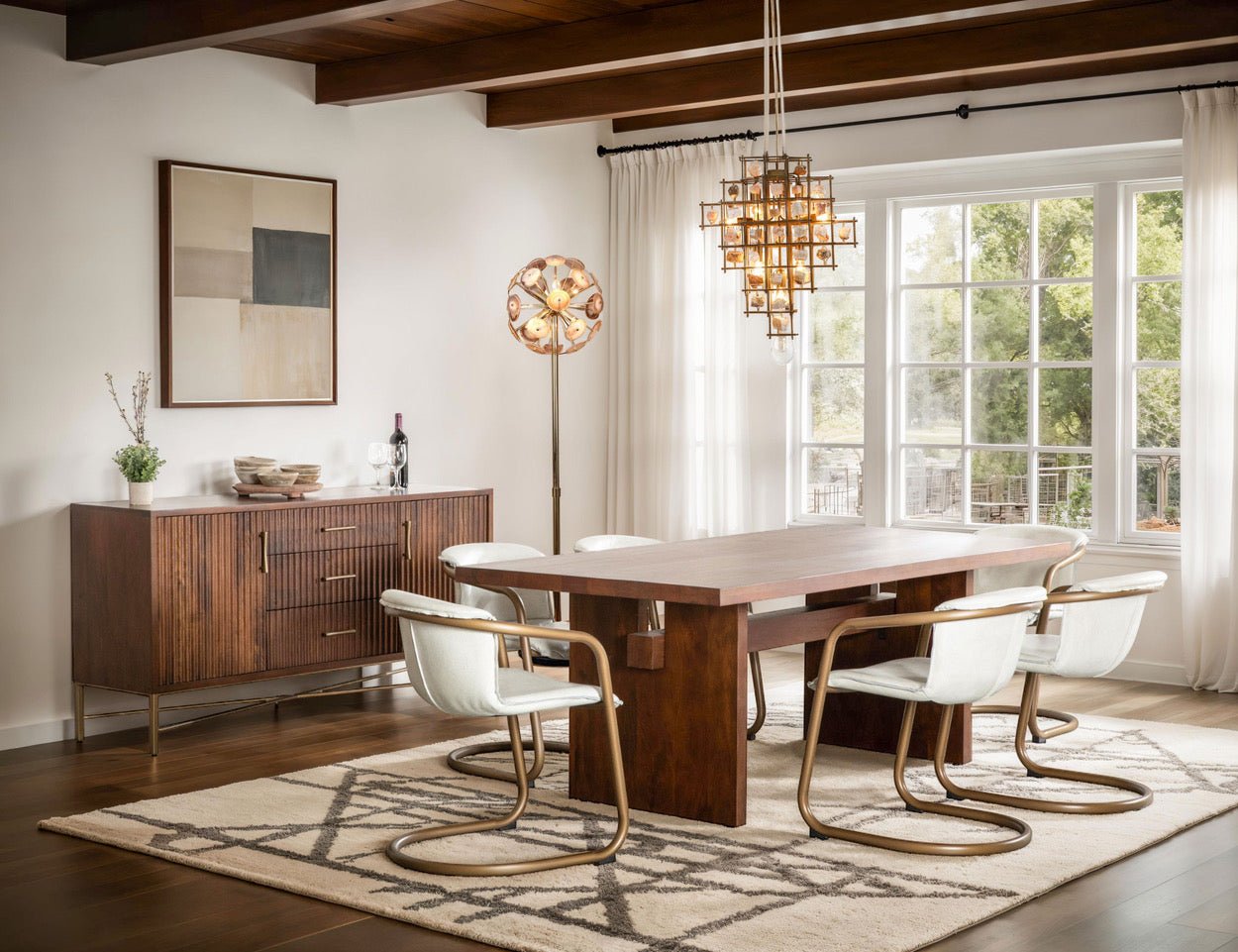 Chiavari Industrial Modern Dining Chair - World Interiors