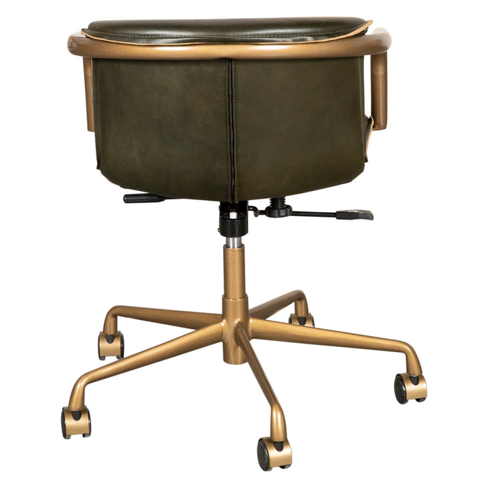 Chiavari Industrial Modern Swivel Office Chair - World Interiors