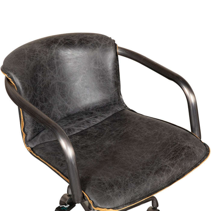 Chiavari Industrial Modern Swivel Office Chair - World Interiors