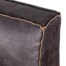 Chiavari Modular Sectional in Distressed Ebony Leather - World Interiors