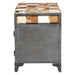 Dallas 23" Small Brown Hair on Hide Reclaimed Locker Bench - World Interiors