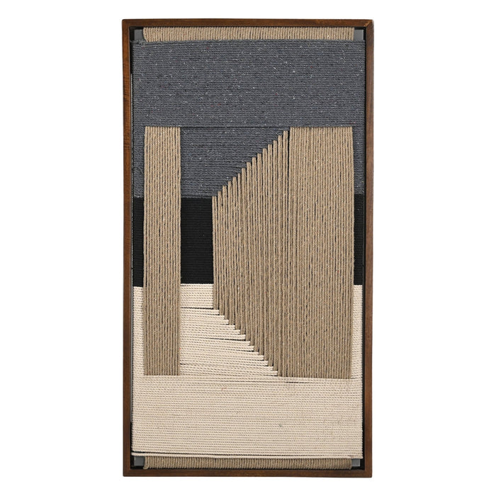 Delmar Handwoven Framed Art - World Interiors