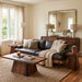 Delphine Side Table in Burnt Sheesham - World Interiors