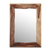 Elliston 43" Mirror Frame in Natural Sheesham - World Interiors